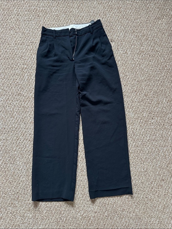 Wilfred Pants - Wilfred Effortless Black Wide-Leg Trousers